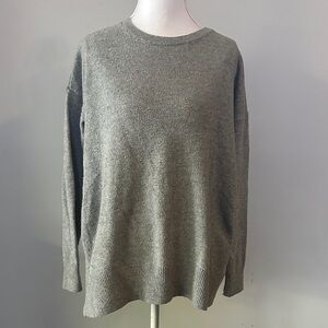 LOFT Gray Knit Sweater